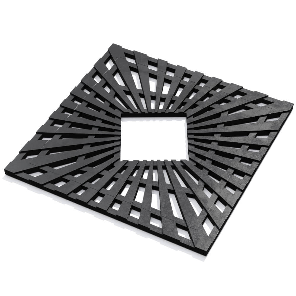 Приствольная решетка для дерева ZKING ATMOSPHERE 1.2х1.2м Черная в Харцызске фото