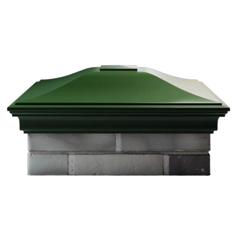 Колпак Zking Монблан Зеленый на столб 2х2 кирпича (515х515мм) в Харцызске фото