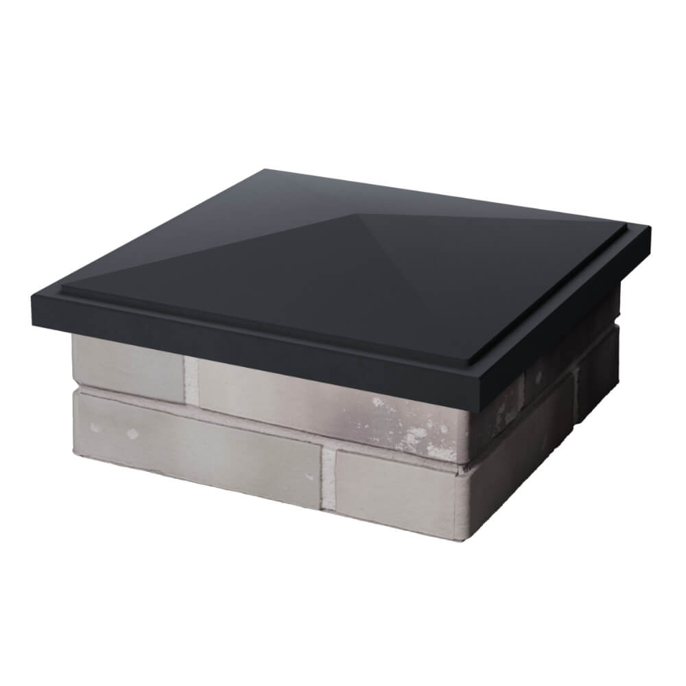 Колпак Zking БонаМоно Серый на столб 1.5х1.5 кирпича (385х385, 400х400мм) в Харцызске фото