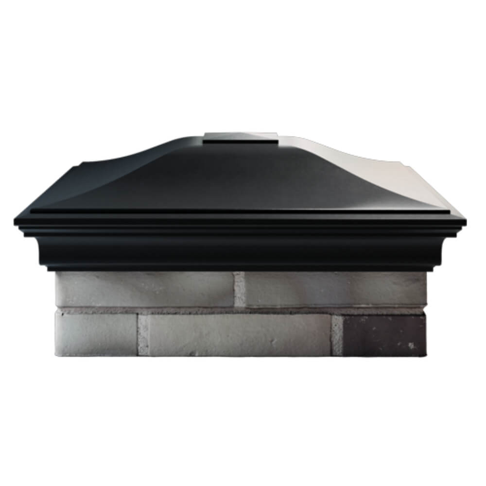 Колпак Zking Монблан Черный на столб 2х2 кирпича (515х515мм) в Харцызске фото