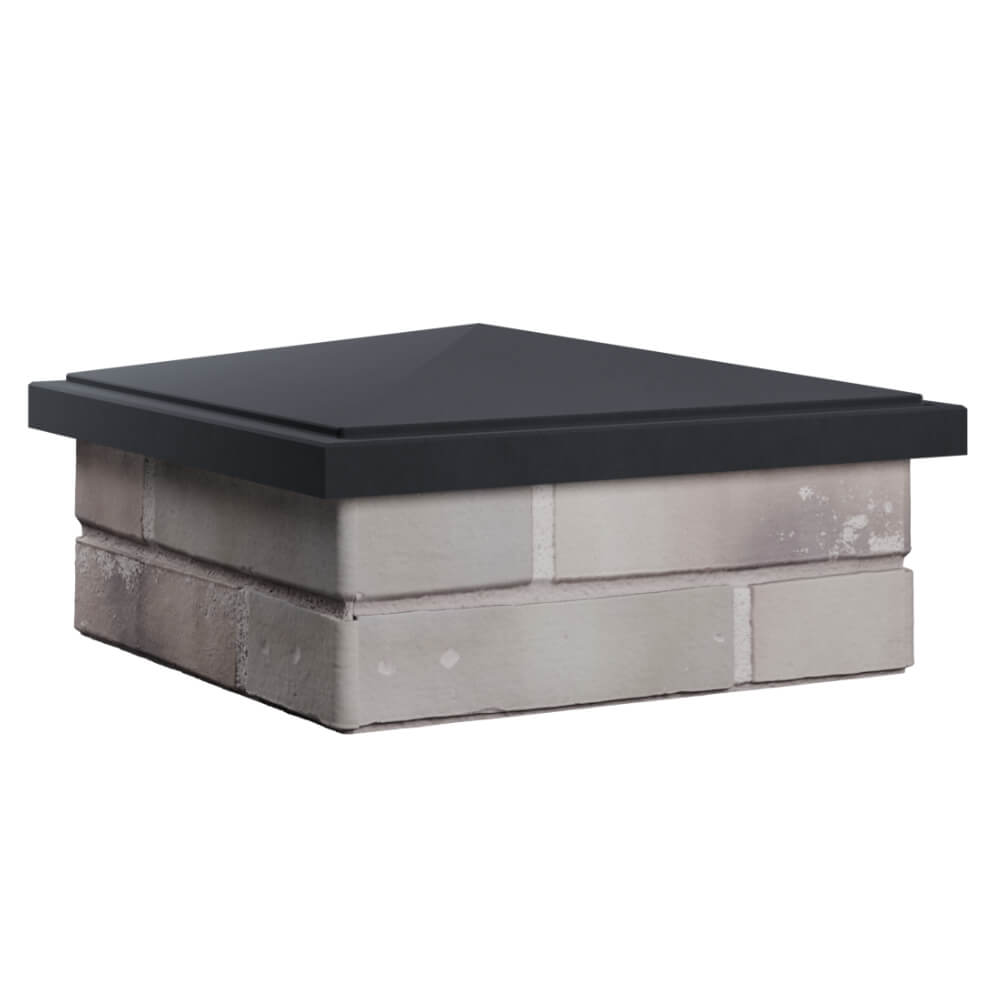 Колпак Zking БонаМоно Серый на столб 1.5х1.5 кирпича (385х385, 400х400мм) в Харцызске фото