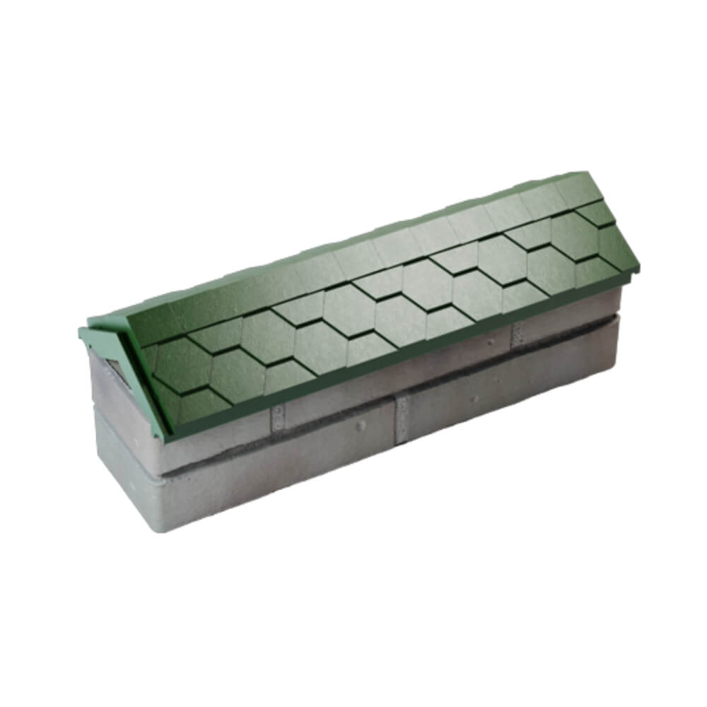 Парапет Zking Эверест Зеленый с посадкой на 0.5 кирпича (130мм) в Харцызске фото