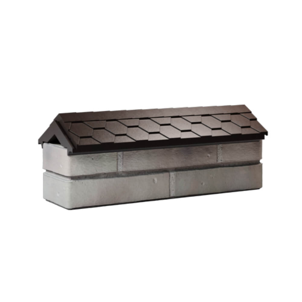 Парапет Zking Эверест Коричневый с посадкой на 0.5 кирпича (130мм) Харцызск фото