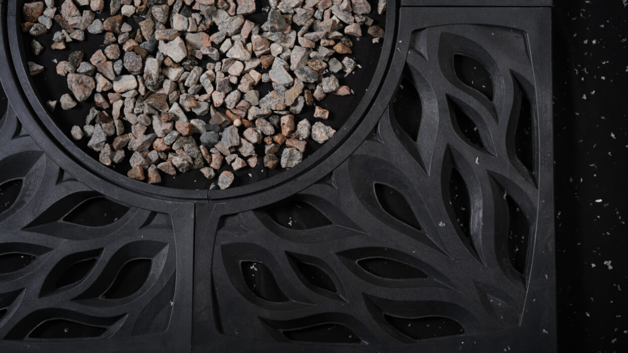 Приствольная решетка для дерева ZKING CRUST 1.2х1.2м Черная в Харцызске фото